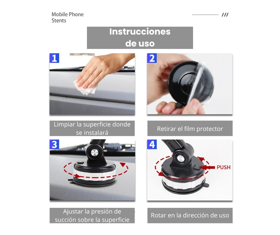 Soporte Celular 360° para Auto
