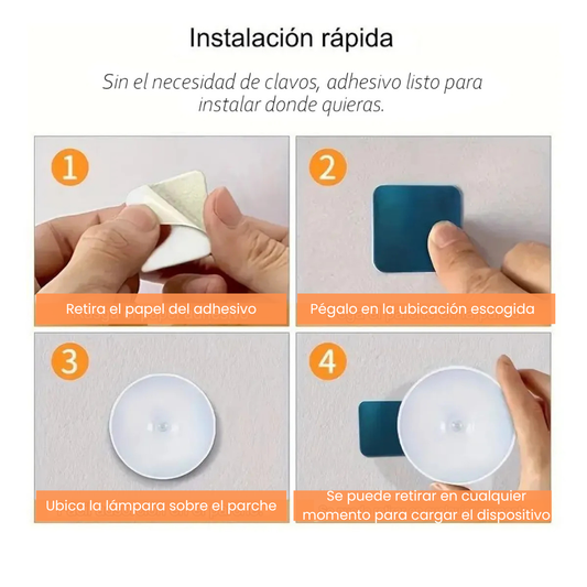 Lámpara LED Recargable Sensor Movimiento